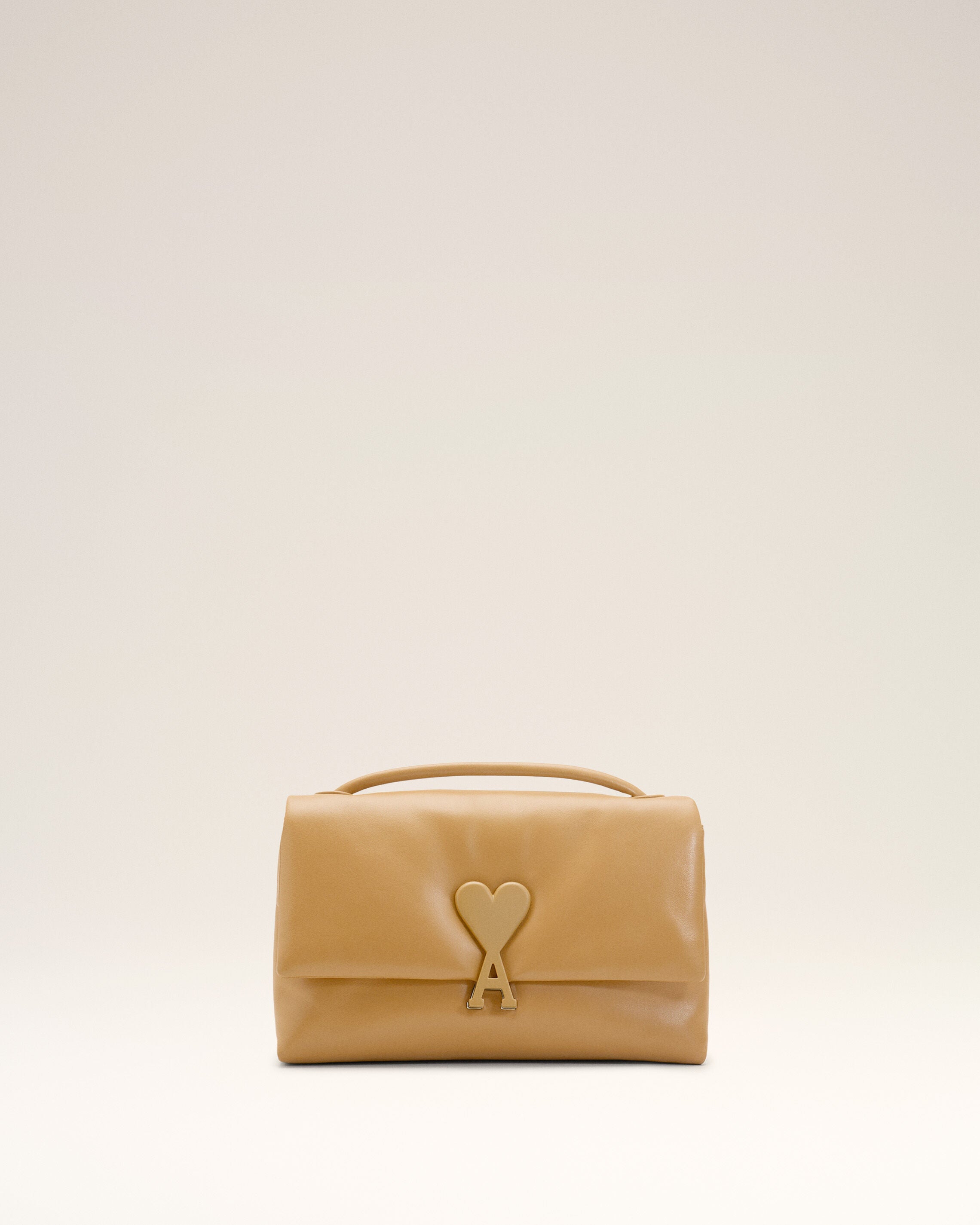 Bolso Voulez-Vous de cuero de vaca amarillo HONEY | Ami Paris