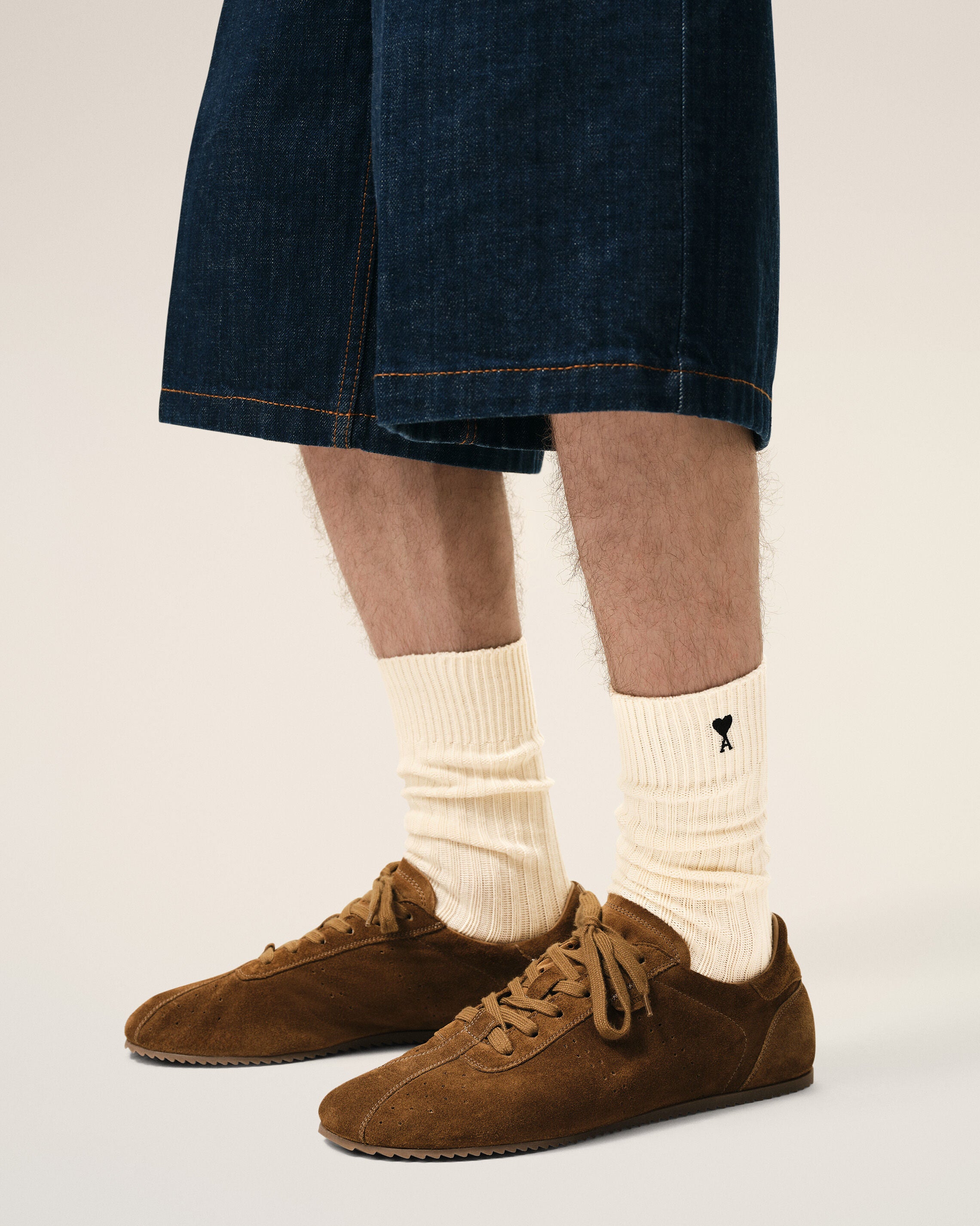 Calcetines de algodón OFF WHITE/GREY/BLACK OFF WHITE tres unidades negros Ami De Coeur | Ami Paris