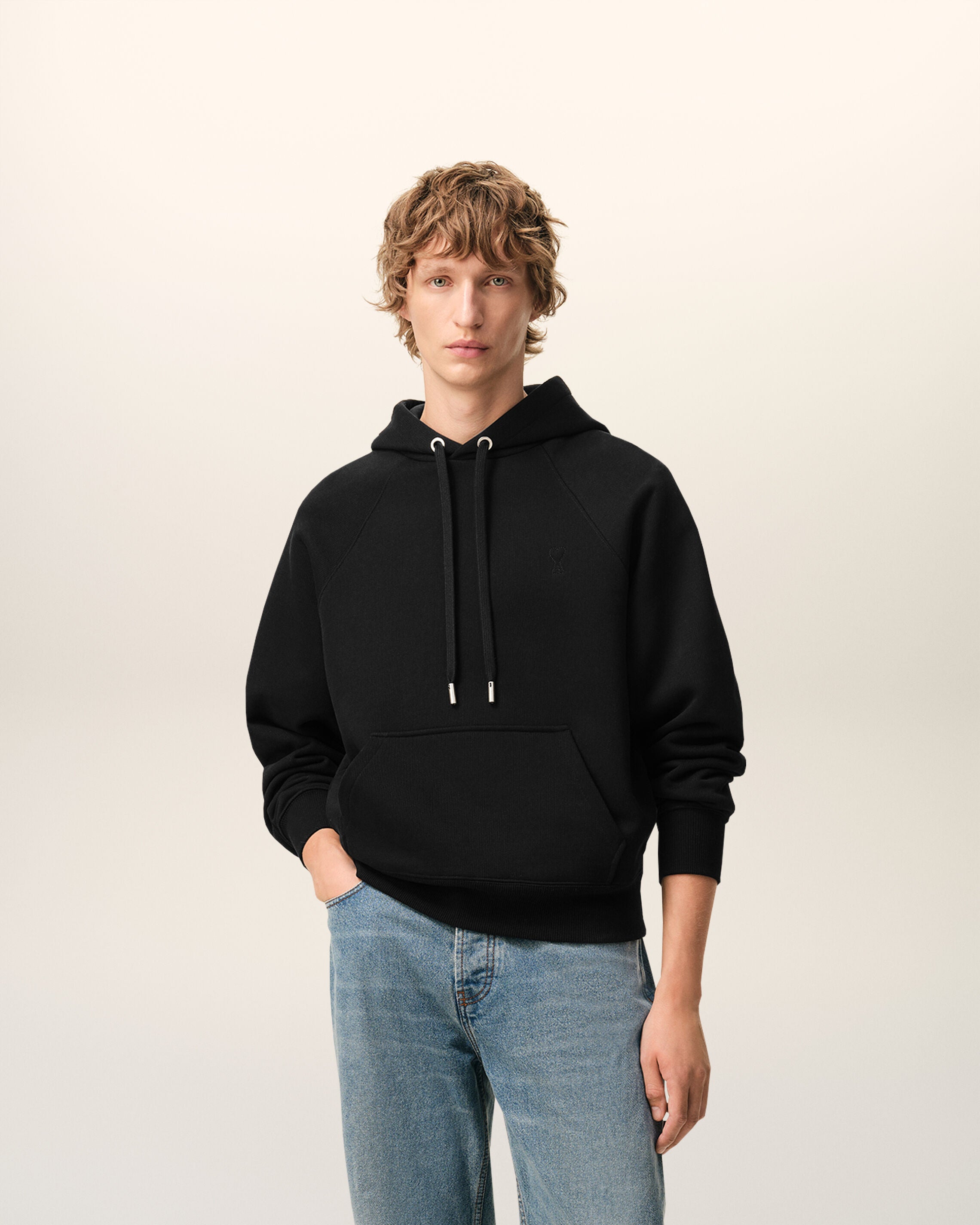 Sudadera Ami De Coeur de algodón negro | AMI PARIS