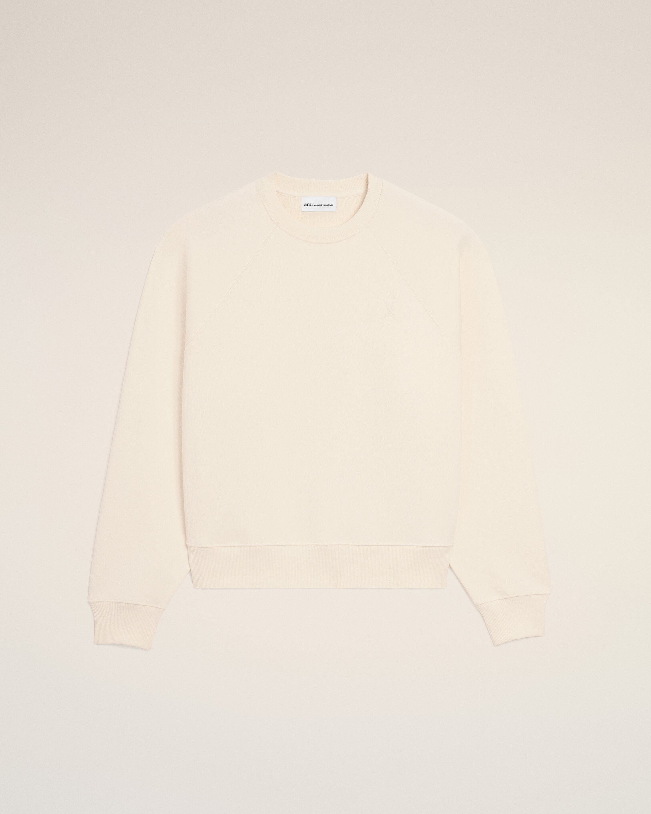 Sudadera Ami De Coeur de algodón blanco estampado blanco | Ami Paris
