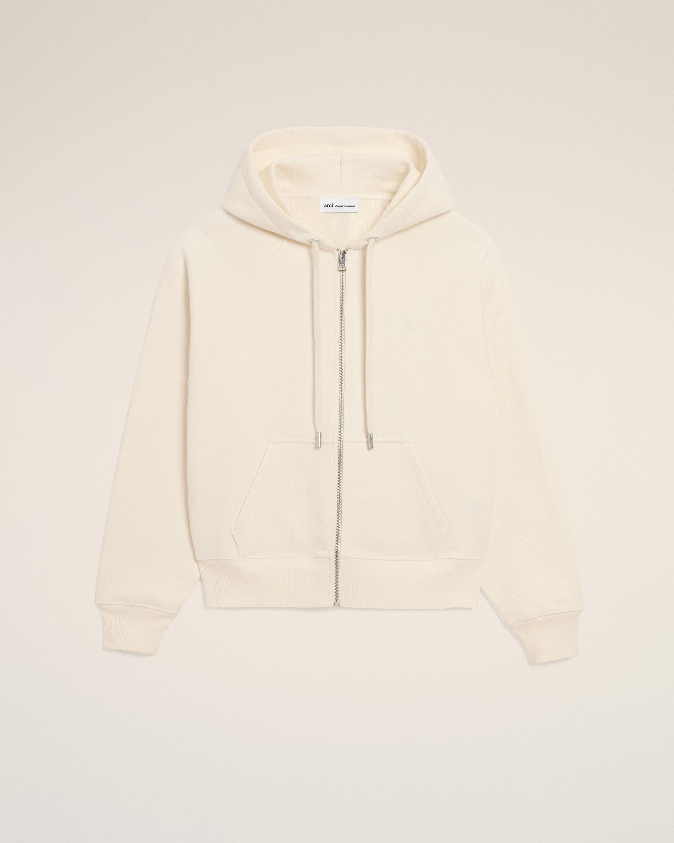 CHALECO CON CIERRE AMI DE COEUR DE ALGODÓN BLANCO ESTAMPADO BLANCO | Ami Paris