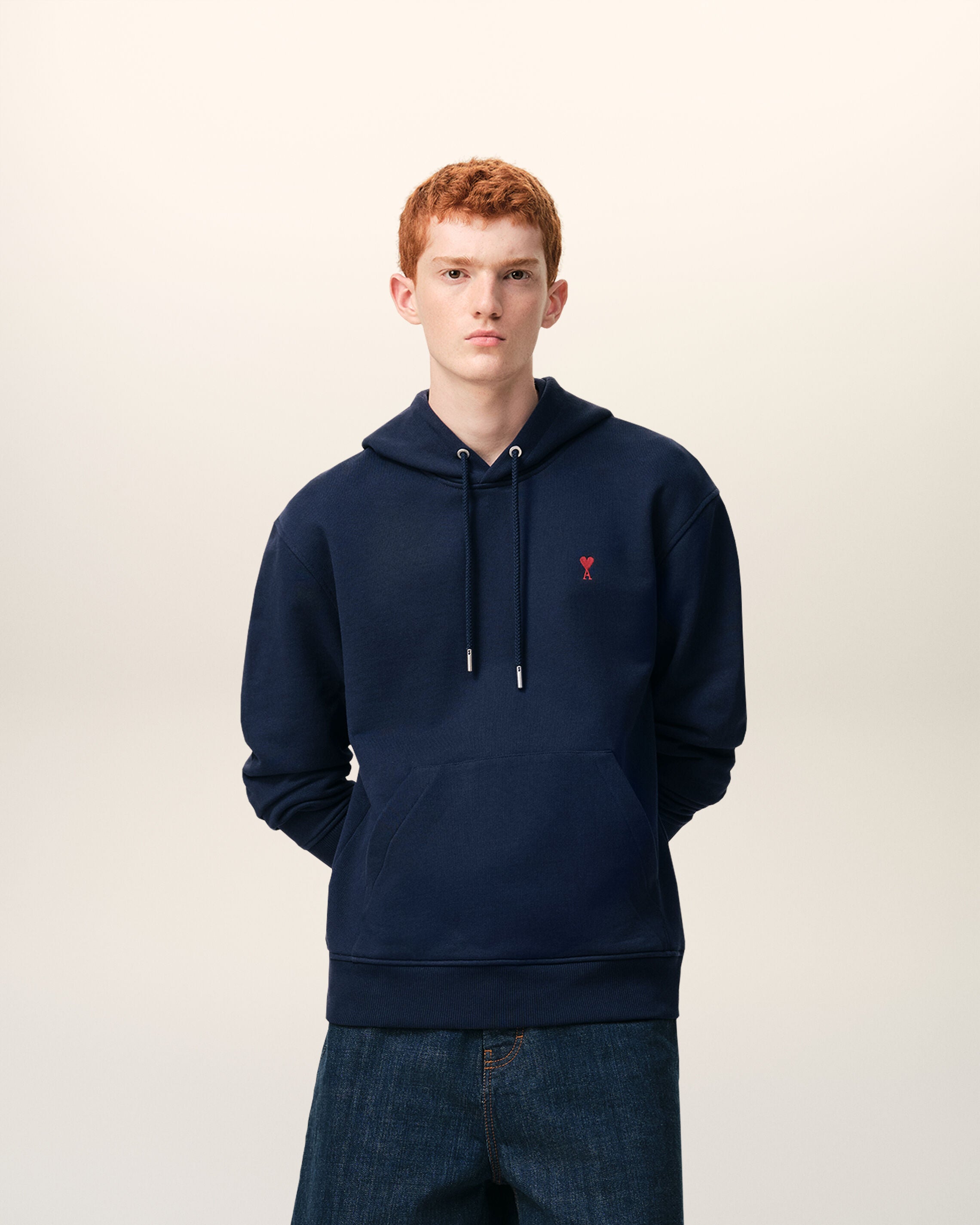 Sudadera Night Blue Red Ami De Coeur | AMI PARIS