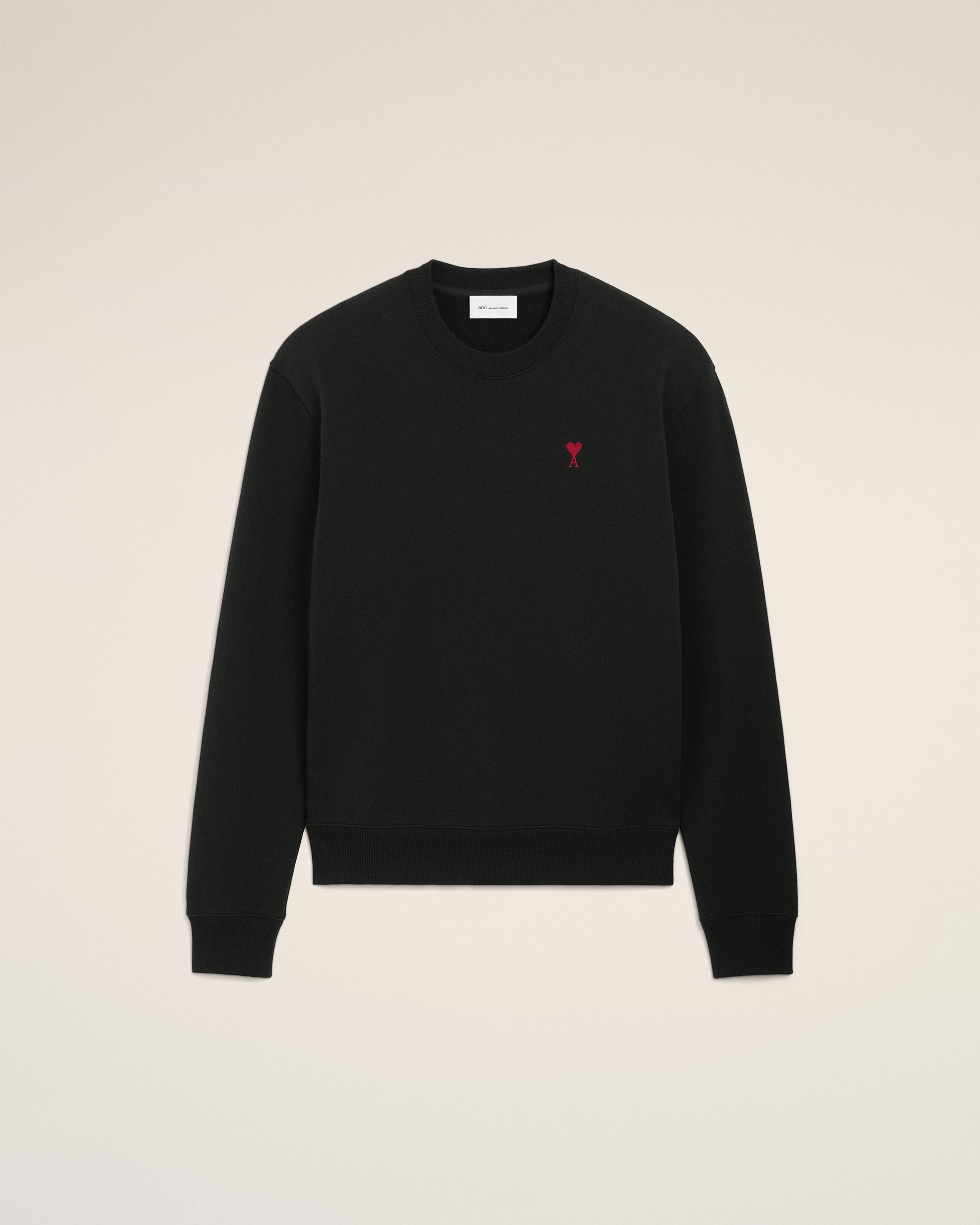 Sudadera Ami de Coeur negra roja | AMI PARIS